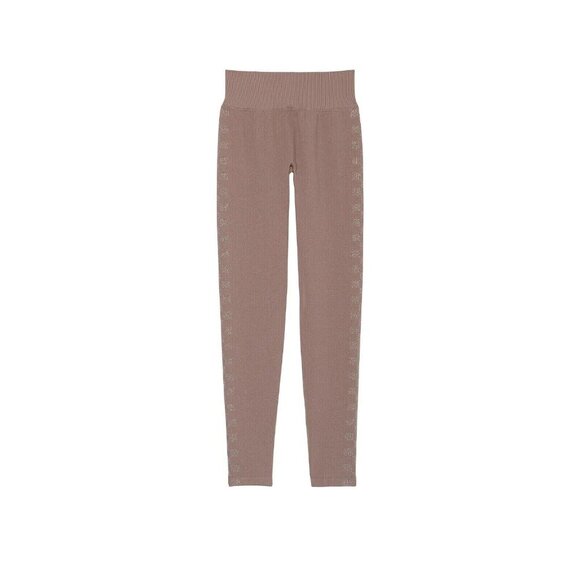 Victoria's Secret PINK Active Seamless High Waist Tight Regular Iced Coffee S/M/ - Picture 1 of 10